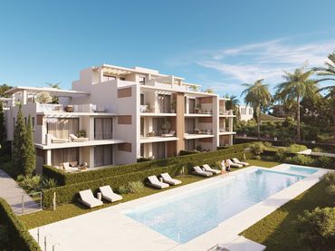 Appartement compact avec balcon à vendre à Estepona Pueblo