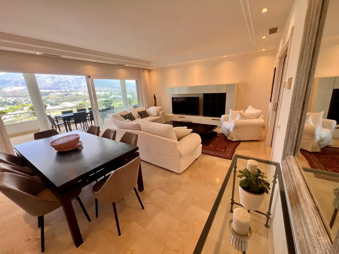 Living room of Apartments for rent in Marbella  with Air Conditioner, Heating and Terrace