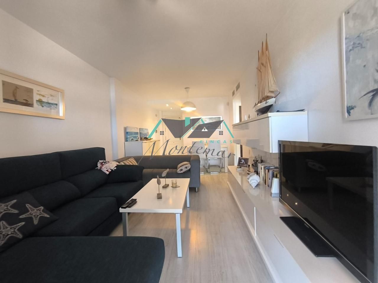 Living room of Flat for sale in Águilas  with Air Conditioner, Terrace and Furnished