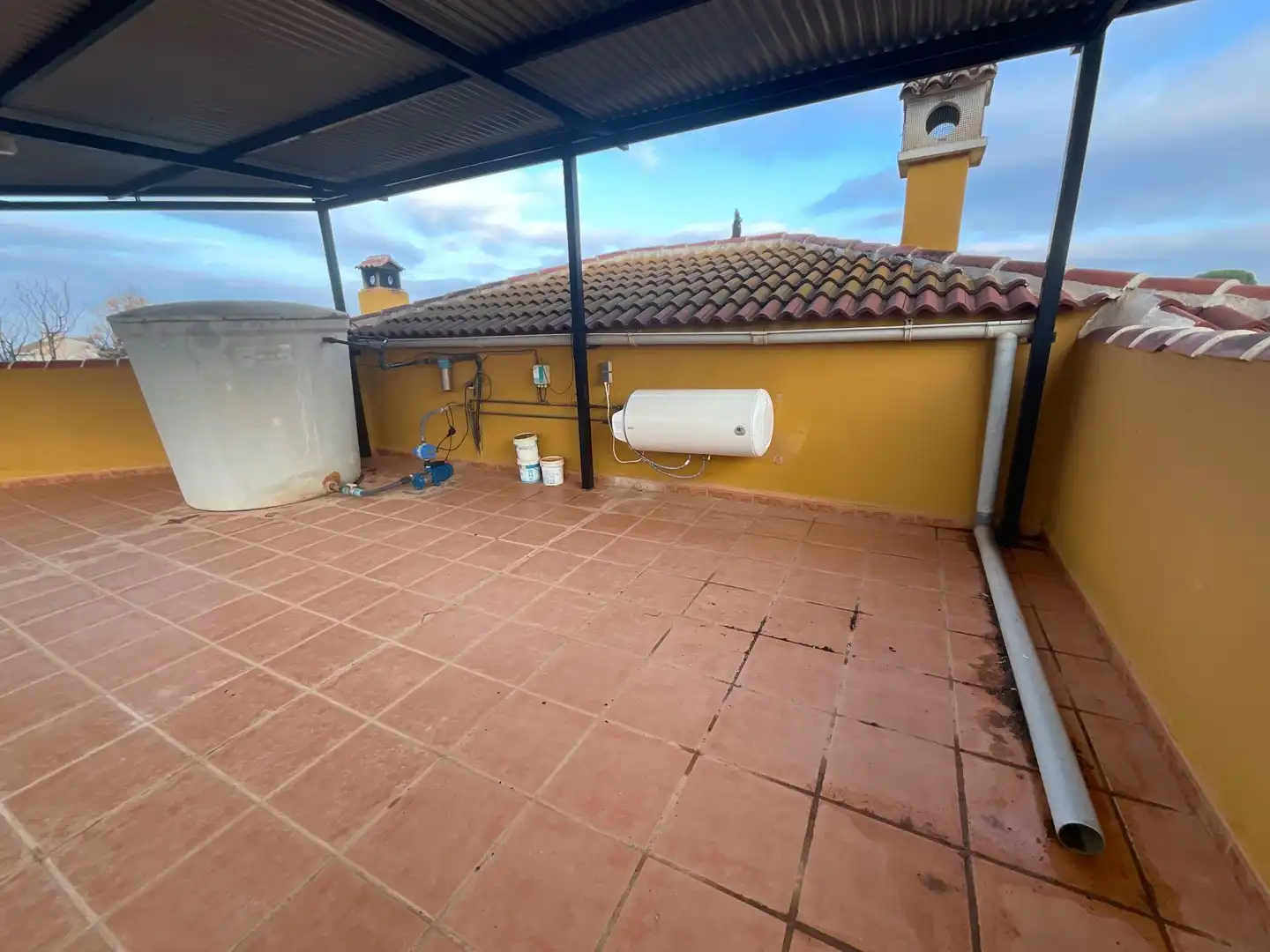 Terraza de Finca rústica en venta en Antequera con Aire acondicionado, Jardín privado y Terraza