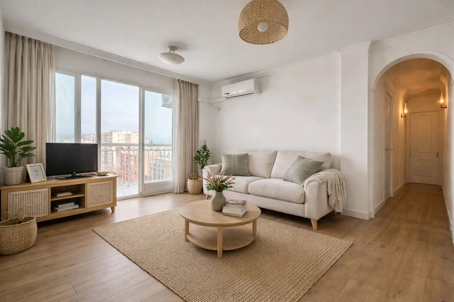 Sala d'estar de Àtic en venda en Málaga amb Aire condicionat, Terrassa i Traster