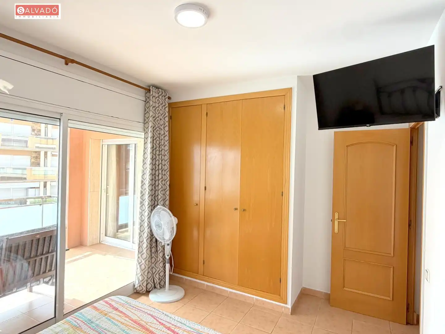 Bedroom of Flat for rent in Calafell  with Air Conditioner, Heating and Private garden