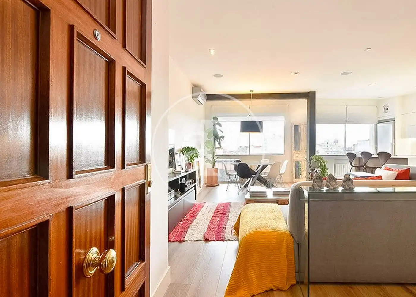 Sala de estar de Piso de alquiler en Madrid con Aire acondicionado y Calefacción