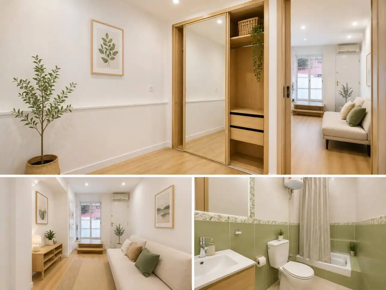 Schlafzimmer von Wohnung zum Verkauf in Madrid mit Klimaanlage
