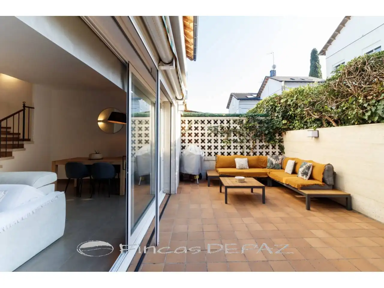 Terrace of Detached homes for sale in Castelldefels  with Air Conditioner, Heating and Private garden