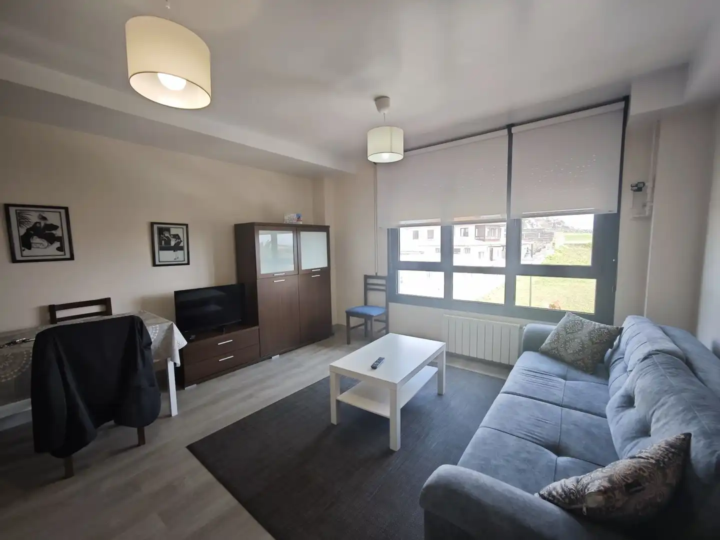 Living room of Flat for sale in Llanes  with Heating, Storage room and Furnished