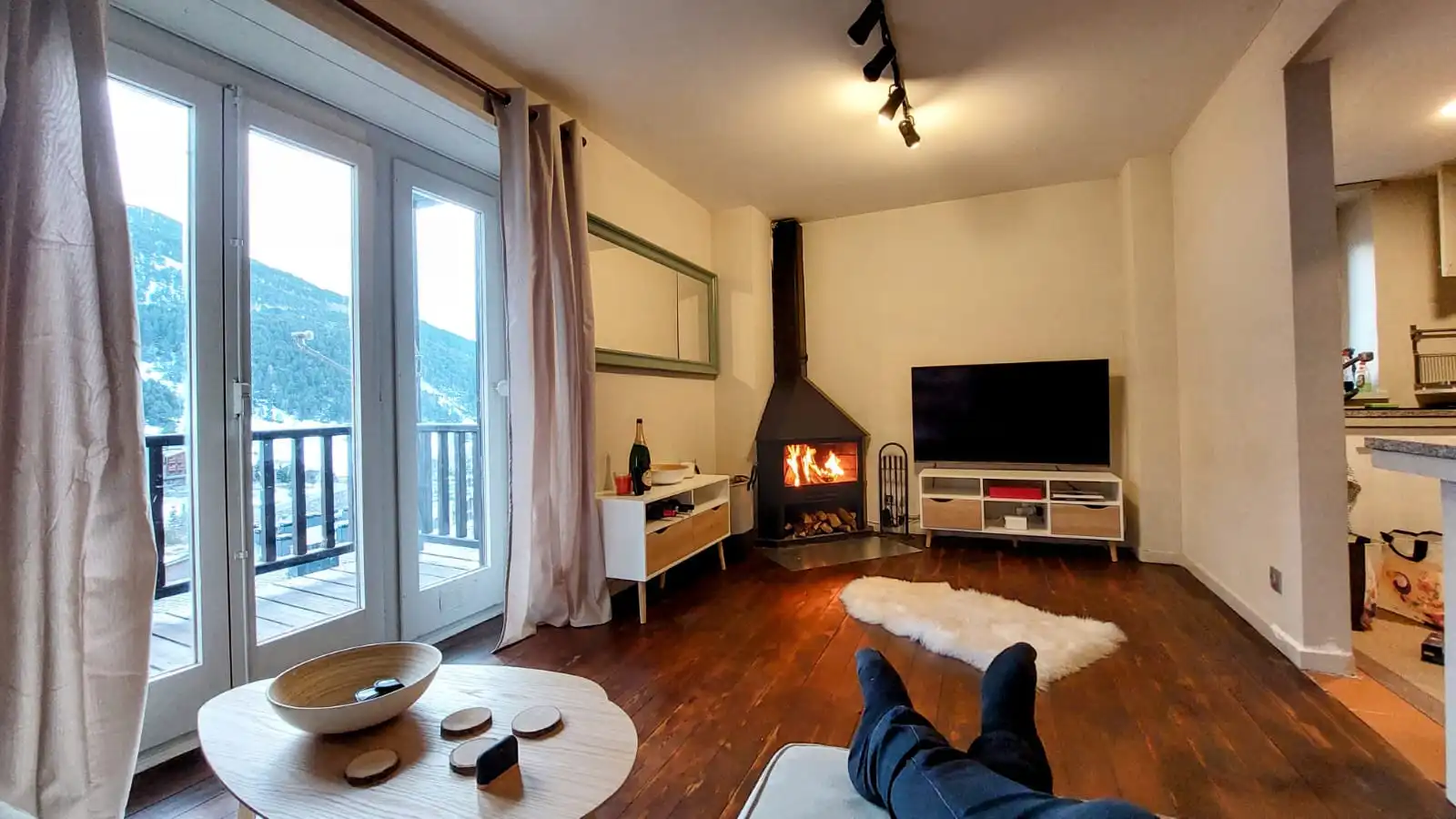 Sala d'estar de Apartament en venda en Canillo amb Calefacció, Parquet i Traster