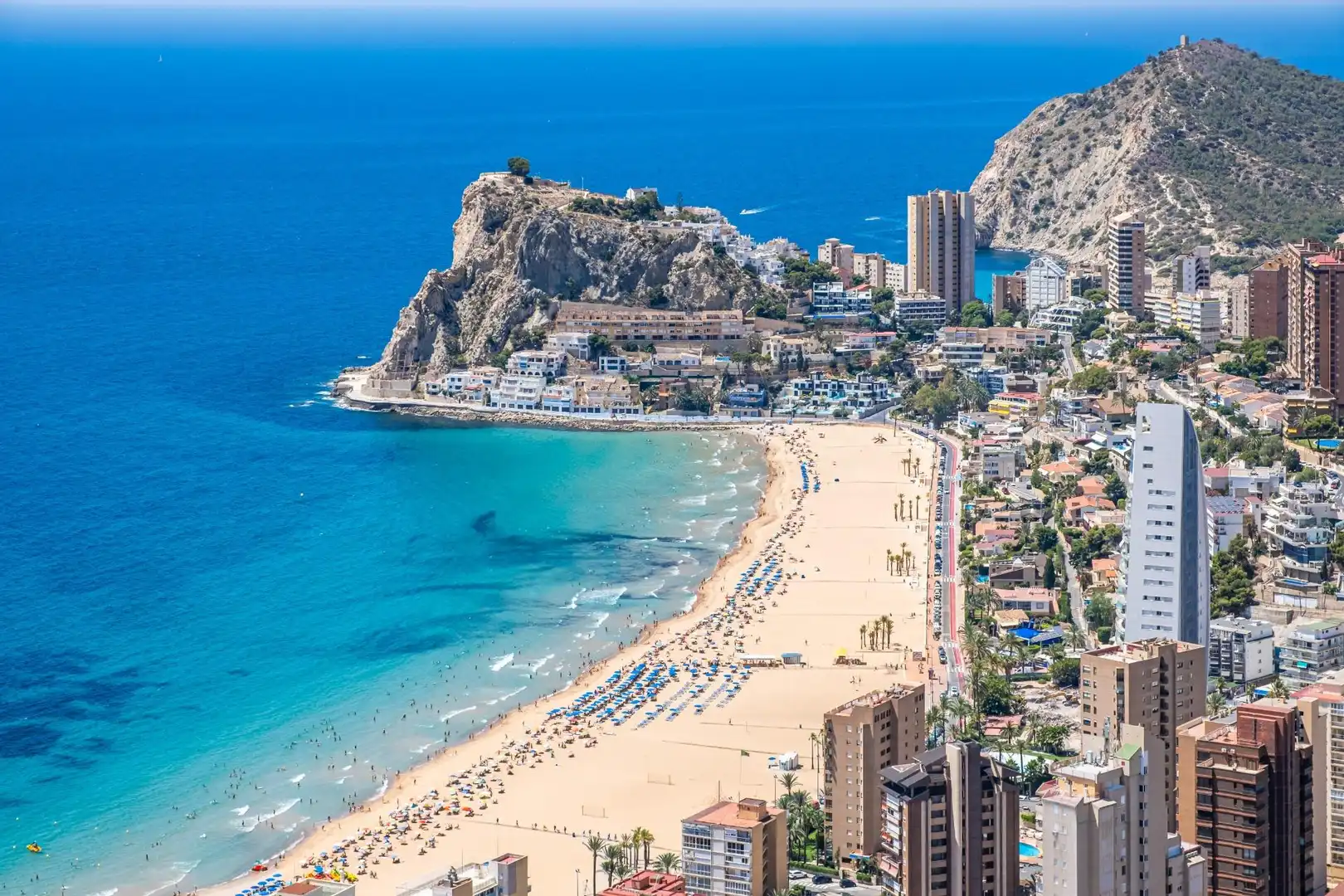 Vista exterior de Ático en venta en Benidorm con Aire acondicionado, Jardín privado y Terraza
