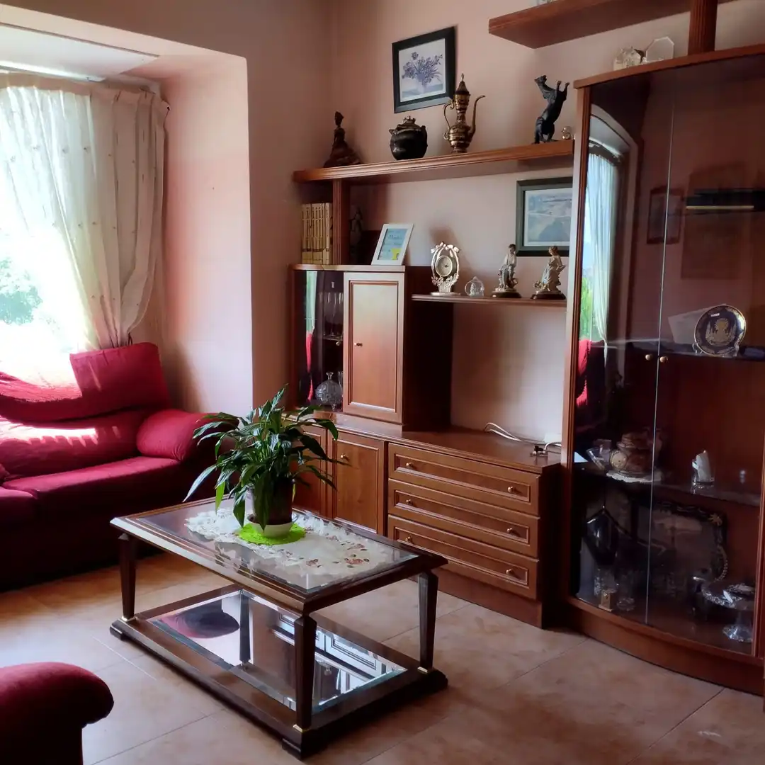 Living room of Flat for sale in  Logroño  with Furnished and Balcony