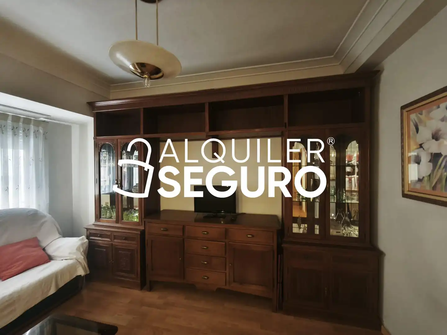 Sala de estar de Piso de alquiler en Zaragoza con Aire acondicionado, Calefacción y Terraza