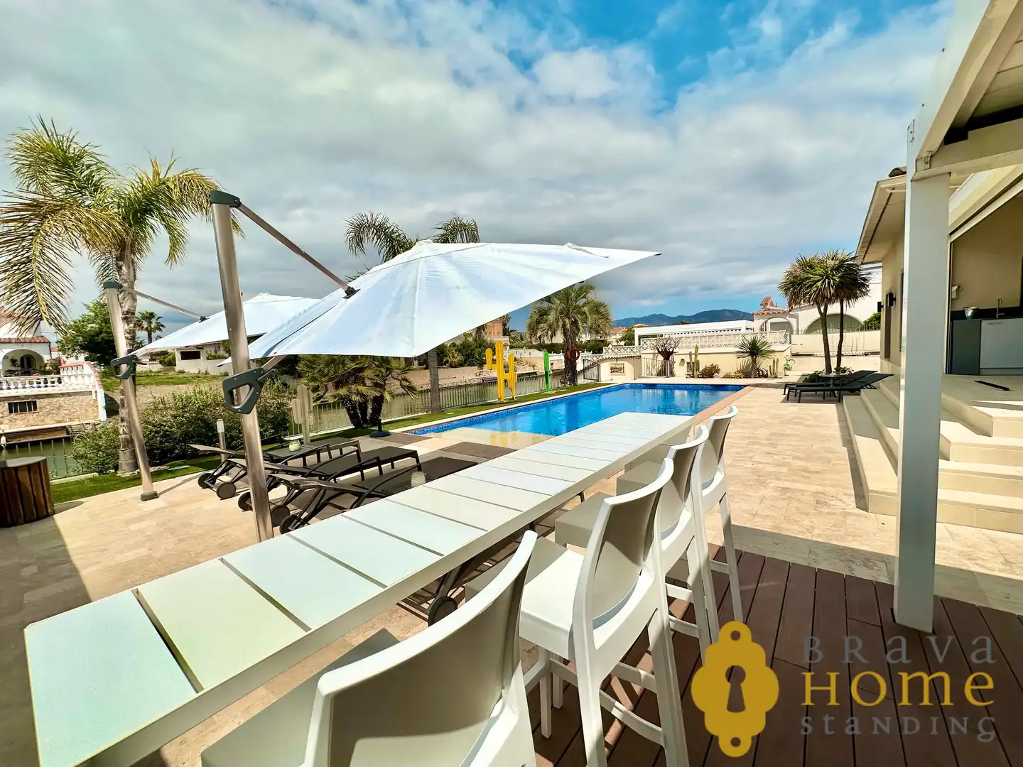 Terrace of Houses for sale in Empuriabrava  with Air Conditioner, Heating and Private garden