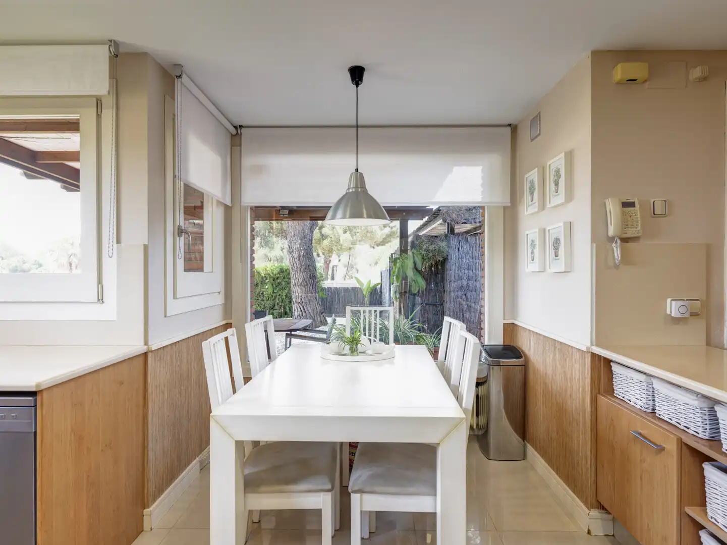 Dining room of Houses for sale in Sant Andreu de Llavaneres  with Air Conditioner, Heating and Private garden