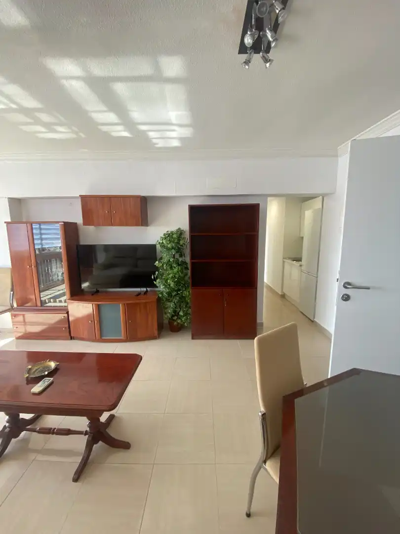 Living room of Flat for rent in Málaga  with Air Conditioner, Furnished and Washing machine