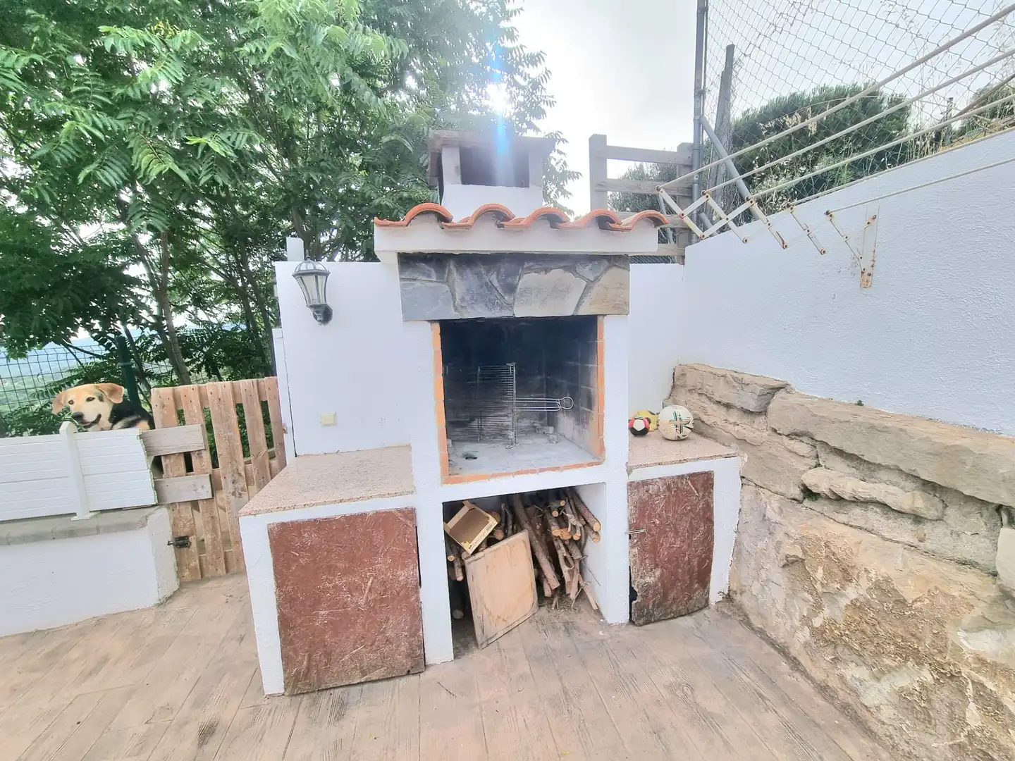 Garten von Haus oder Chalet zum Verkauf in Bigues i Riells del Fai mit Klimaanlage, Heizung und Parkett