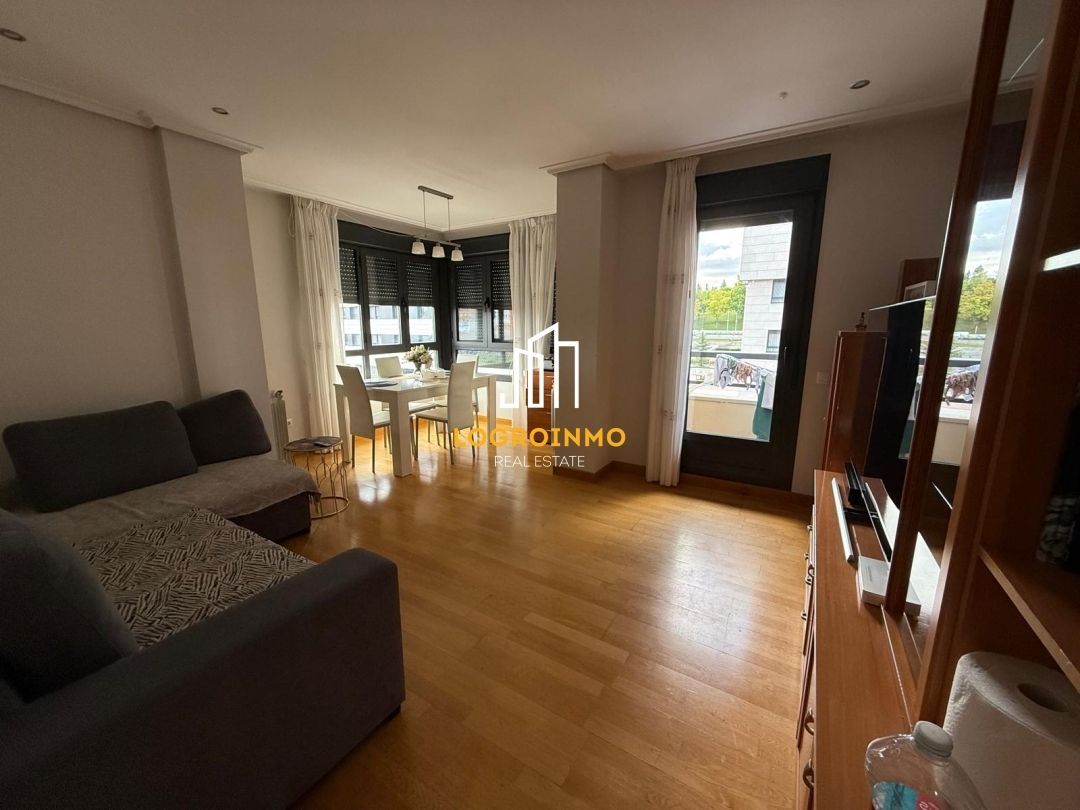 Exterior view of Flat for sale in  Logroño  with Heating, Terrace and Storage room