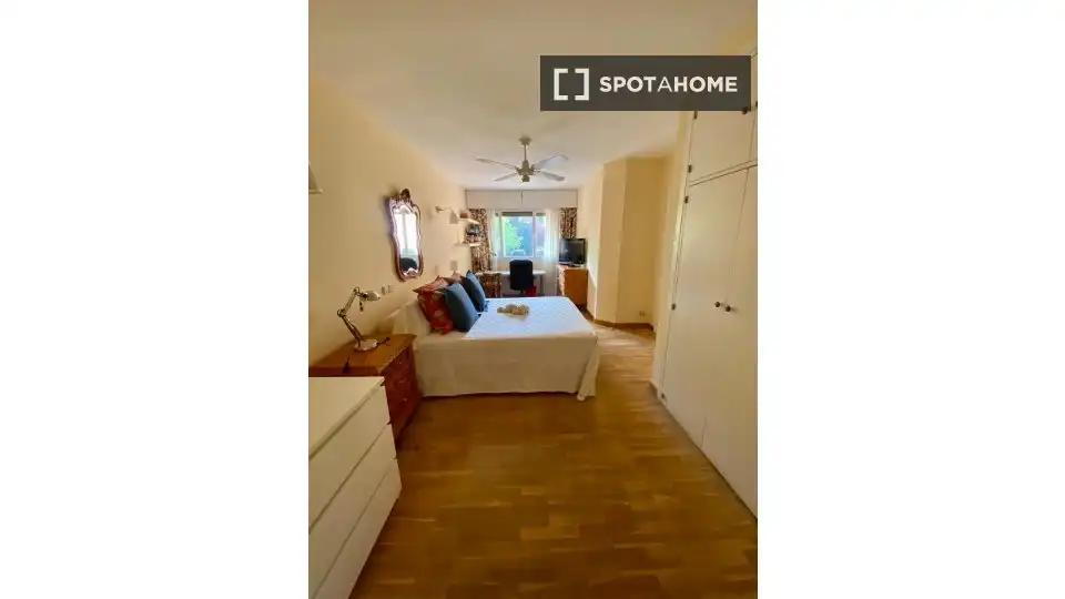 Habitación de Piso de alquiler en Madrid con Aire acondicionado, Calefacción y Amueblado