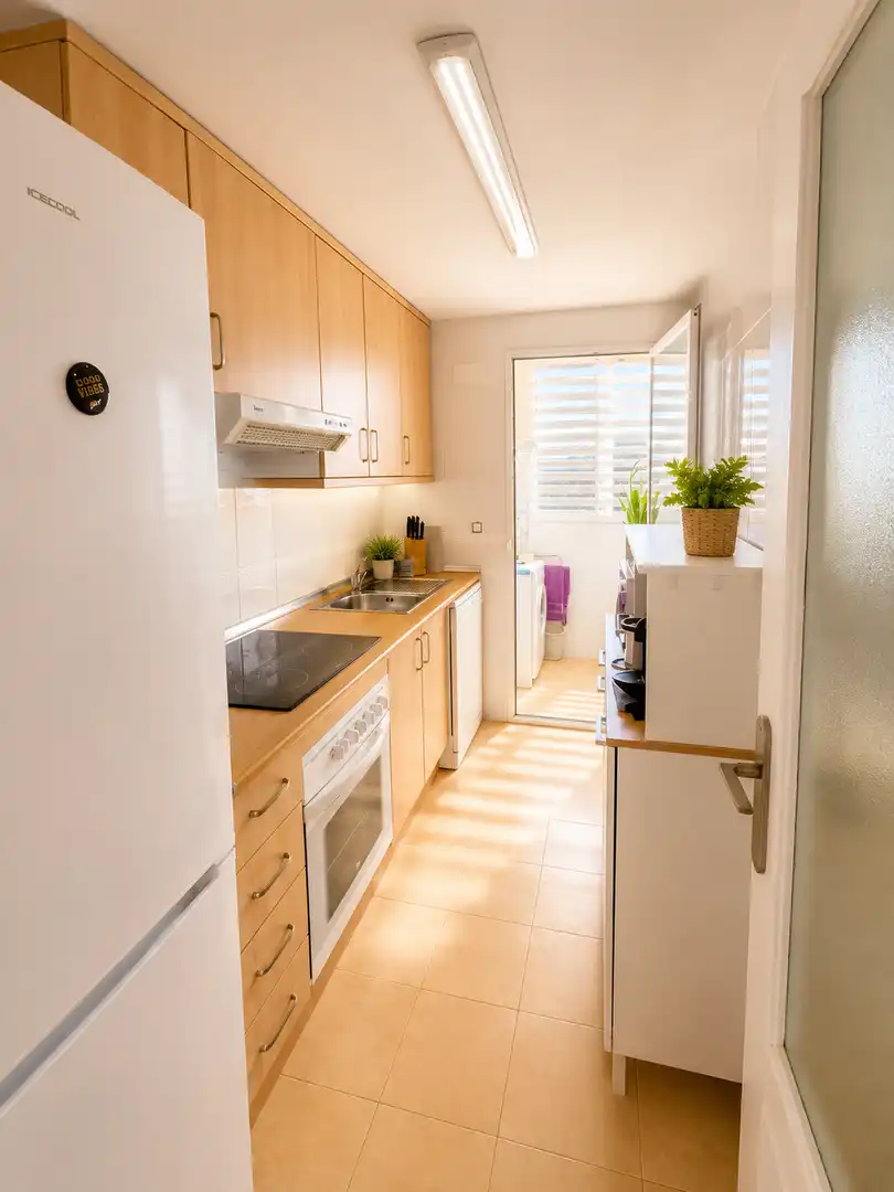 Kitchen of Apartments for sale in Benidorm  with Terrace, Furnished and Community pool