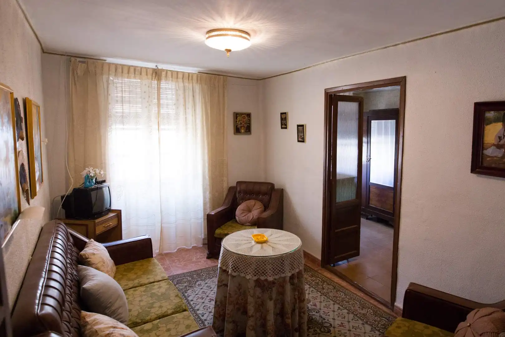 Living room of Houses for sale in Gordoncillo  with Heating, Private garden and Storage room
