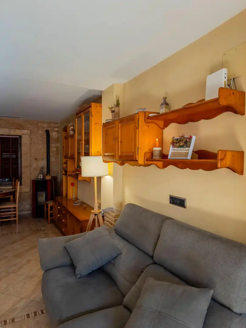 Sala de estar de Casa o chalet en venta en Bocairent con Terraza y Balcón