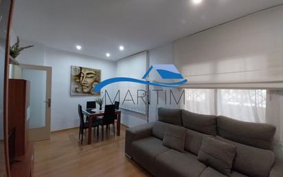 Living room of Flat for sale in Calella  with Parquet flooring and Community pool