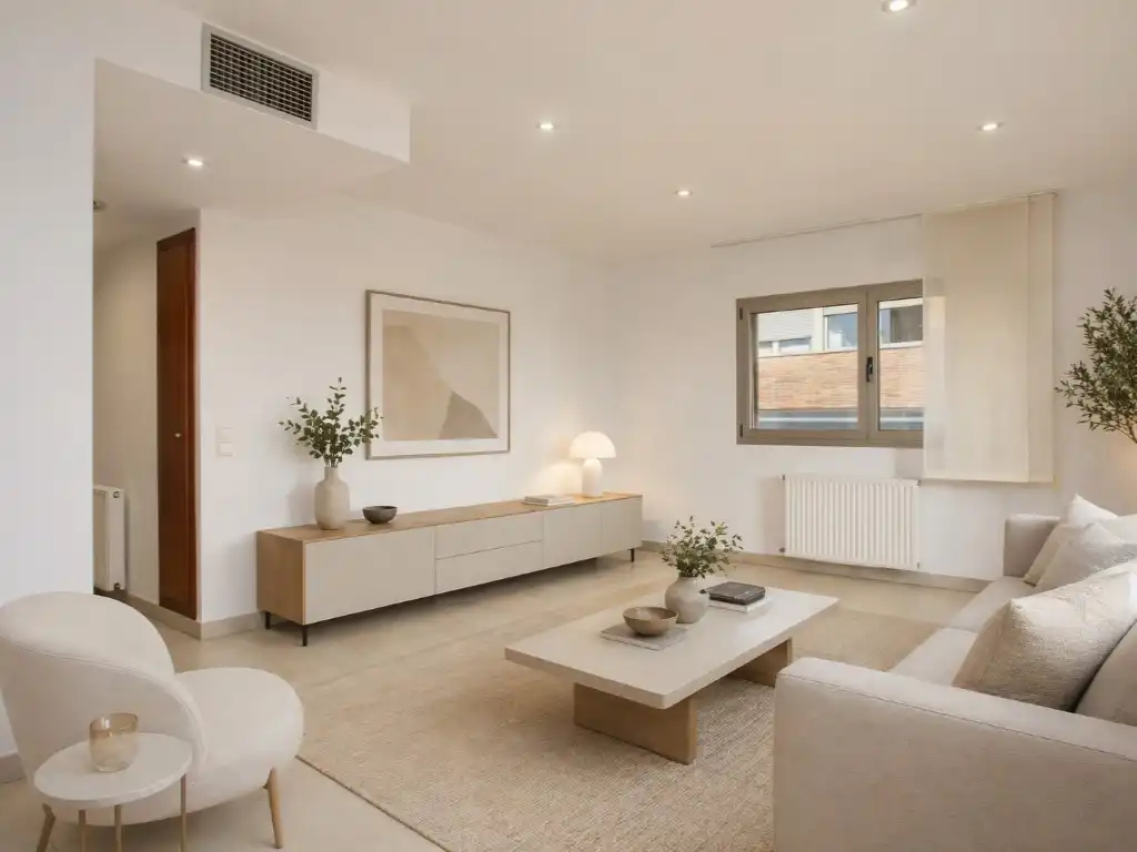 Living room of Houses for sale in Fornells de la Selva  with Air Conditioner, Terrace and Community pool