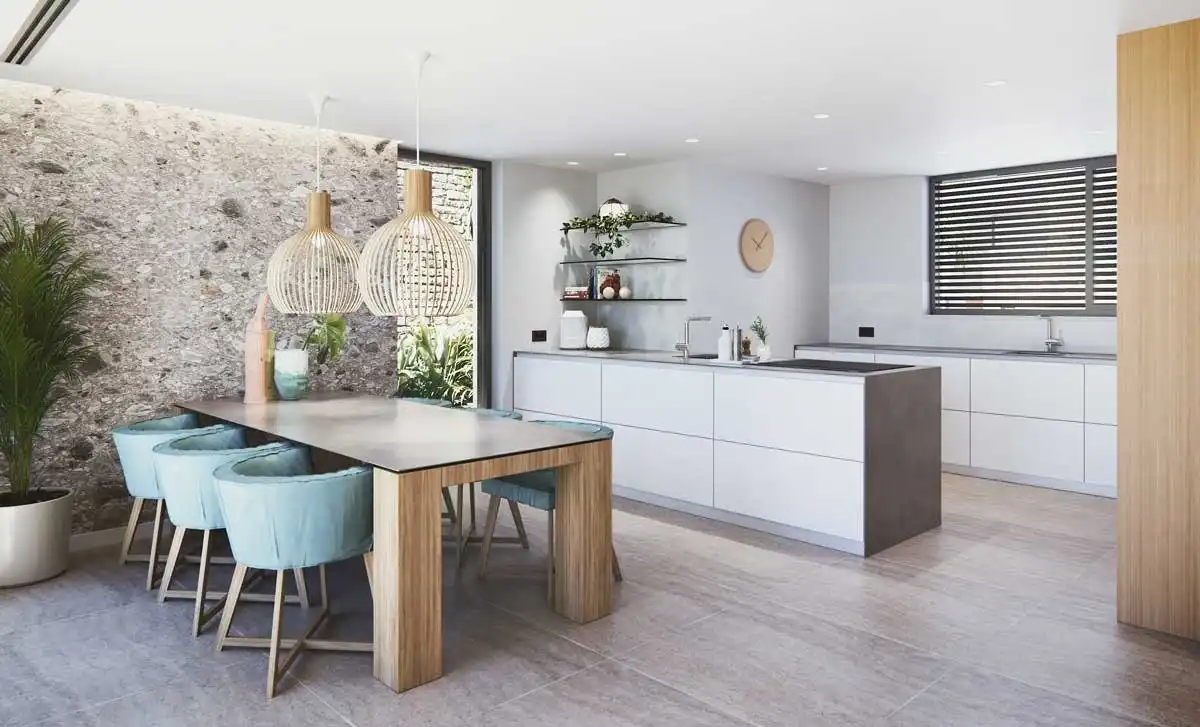 Cocina de Casa o chalet en venta en Cartagena con Aire acondicionado, Jardín privado y Terraza