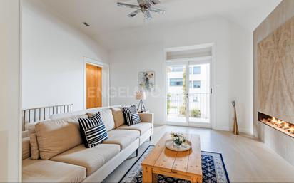 Wohnzimmer von Wohnungen zum verkauf in Esplugues de Llobregat mit Klimaanlage, Heizung und Balkon