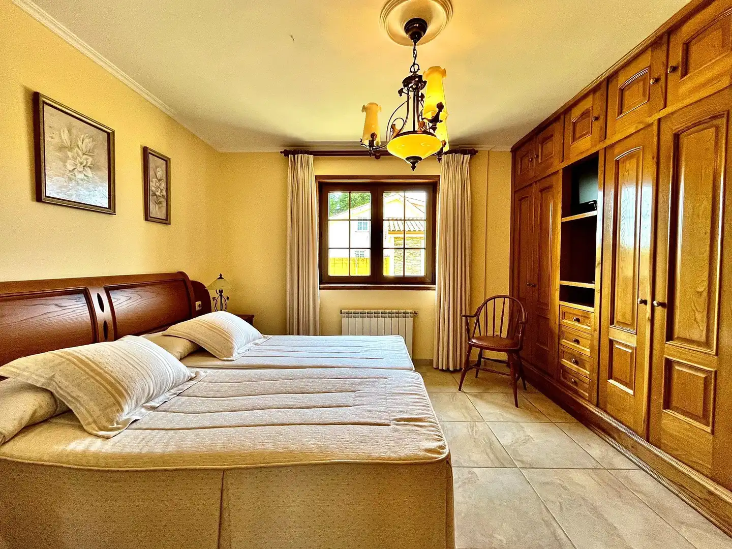 Schlafzimmer von Haus oder Chalet zum Verkauf in Valdoviño mit Heizung, Privatgarten und Abstellraum
