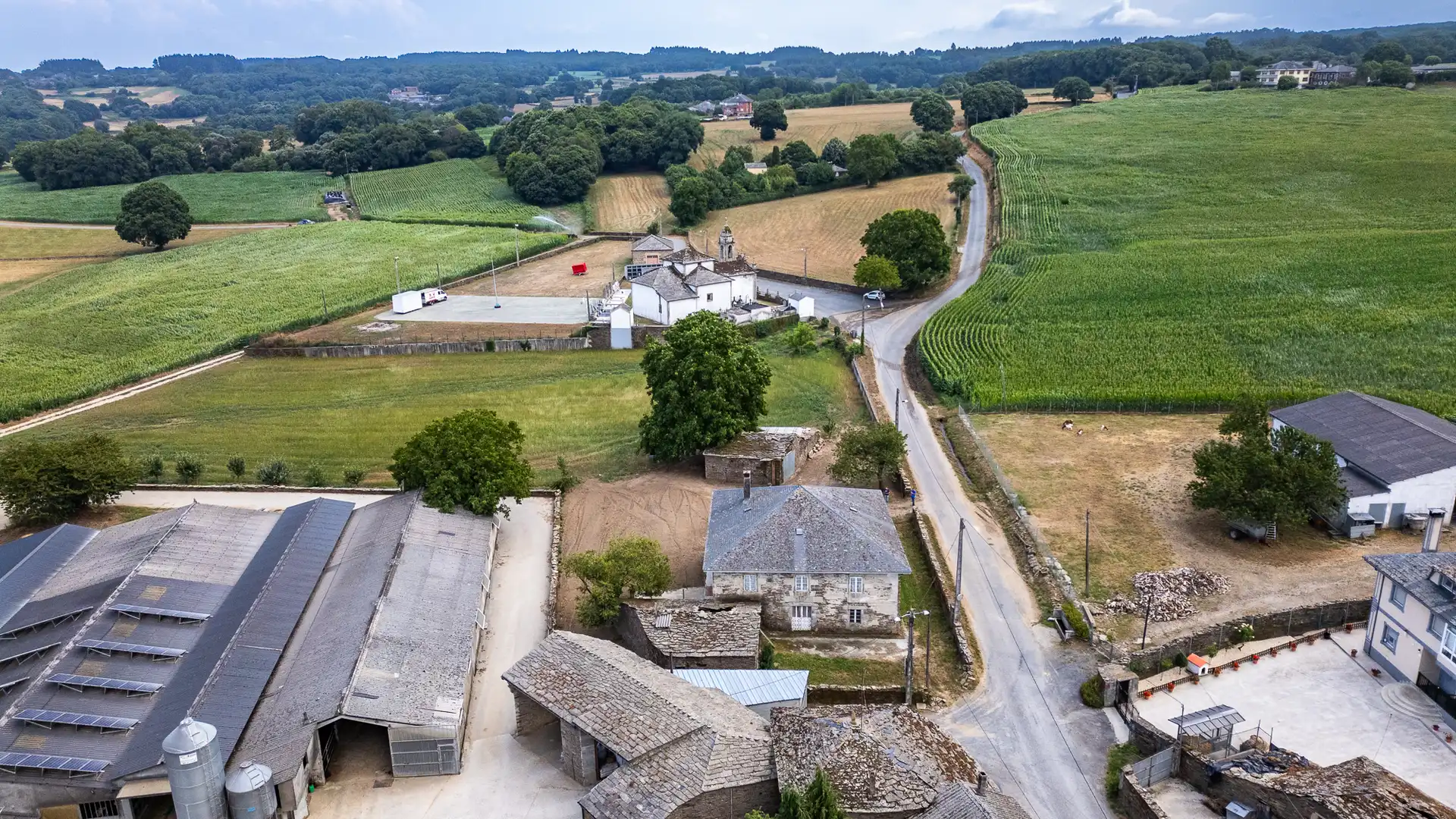 Vista exterior de Finca rústica en venta en Lugo