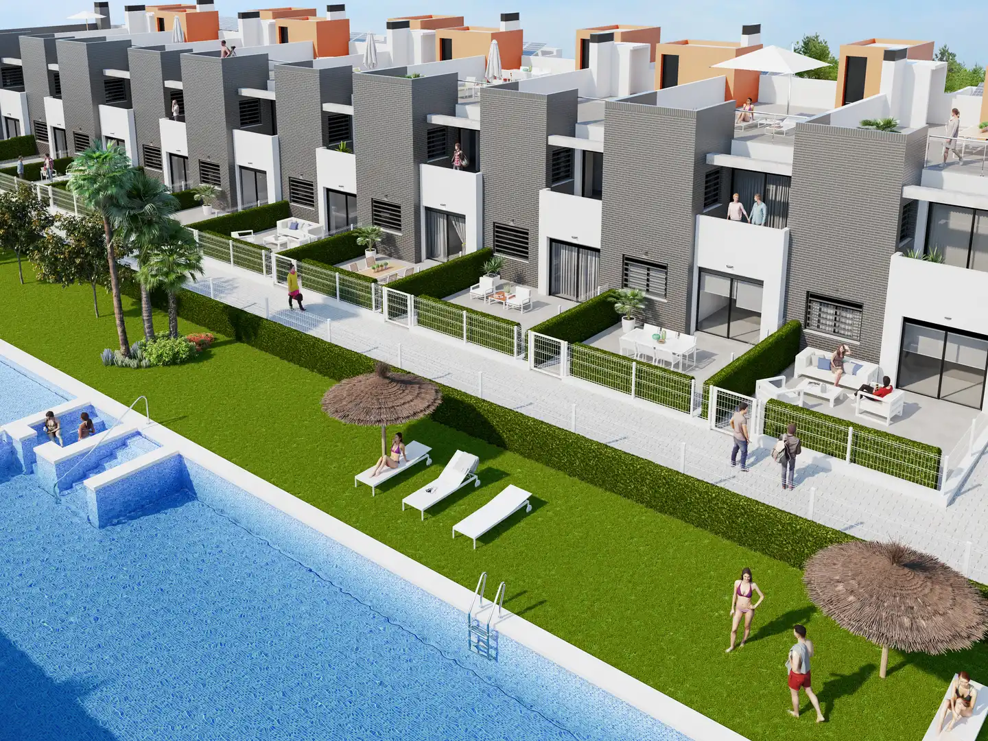 Apartment mit Pool zum Verkauf in Nueva Torrevieja - Aguas Nuevas, imagen 2