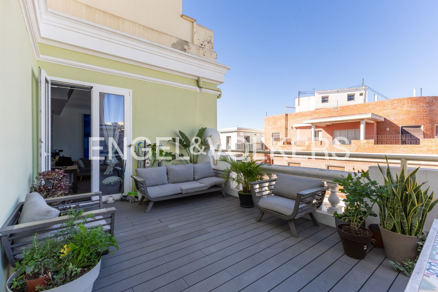 Terrace of Attic for sale in  Valencia Capital  with Air Conditioner, Heating and Terrace