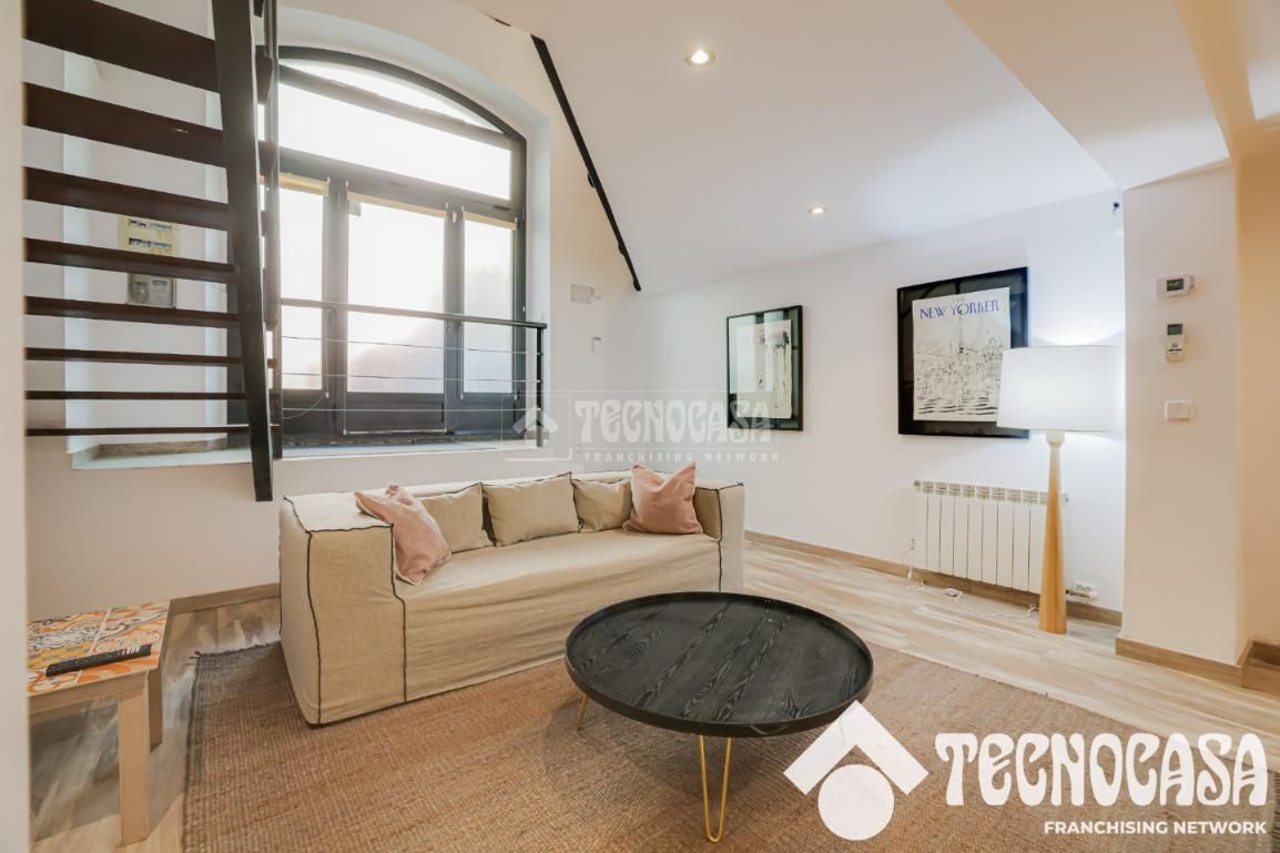 Sala d'estar de Pis de lloguer en  Barcelona Capital amb Aire condicionat