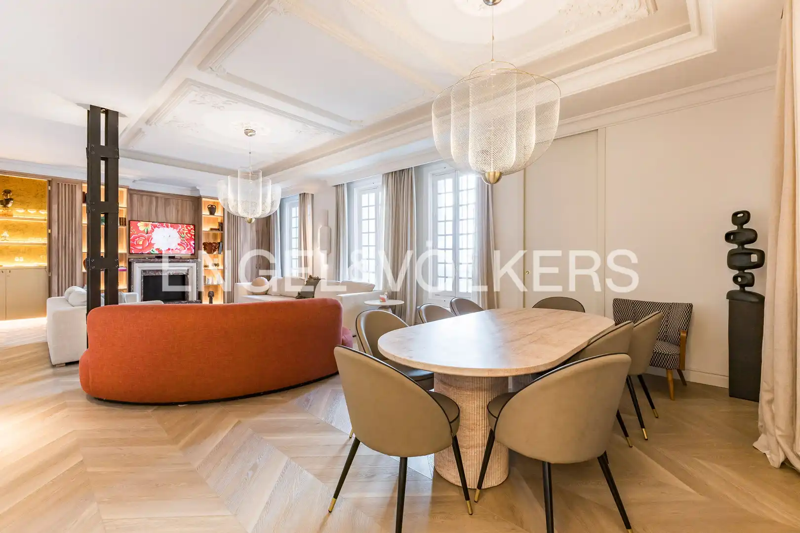 Comedor de Apartamento de alquiler en Rivas-Vaciamadrid con Aire acondicionado, Calefacción y Amueblado