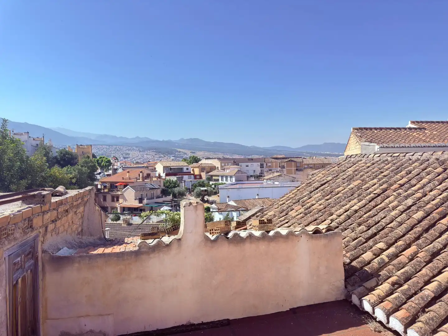 Vista exterior de Casa o chalet en venta en Huétor Vega con Jardín privado y Terraza