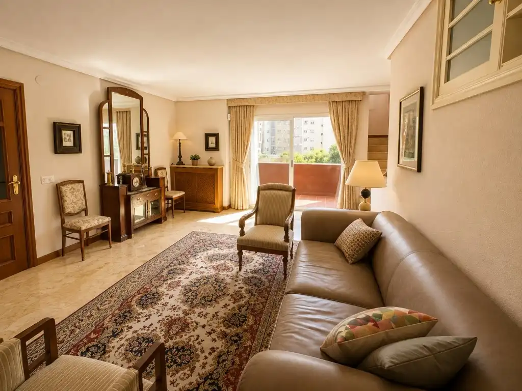 Sala d'estar de Dúplex en venda en Valencia