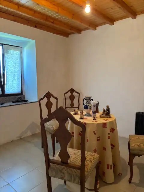 Menjador de Casa o xalet de lloguer en Valdoviño amb Moblat, Forn i Rentadora