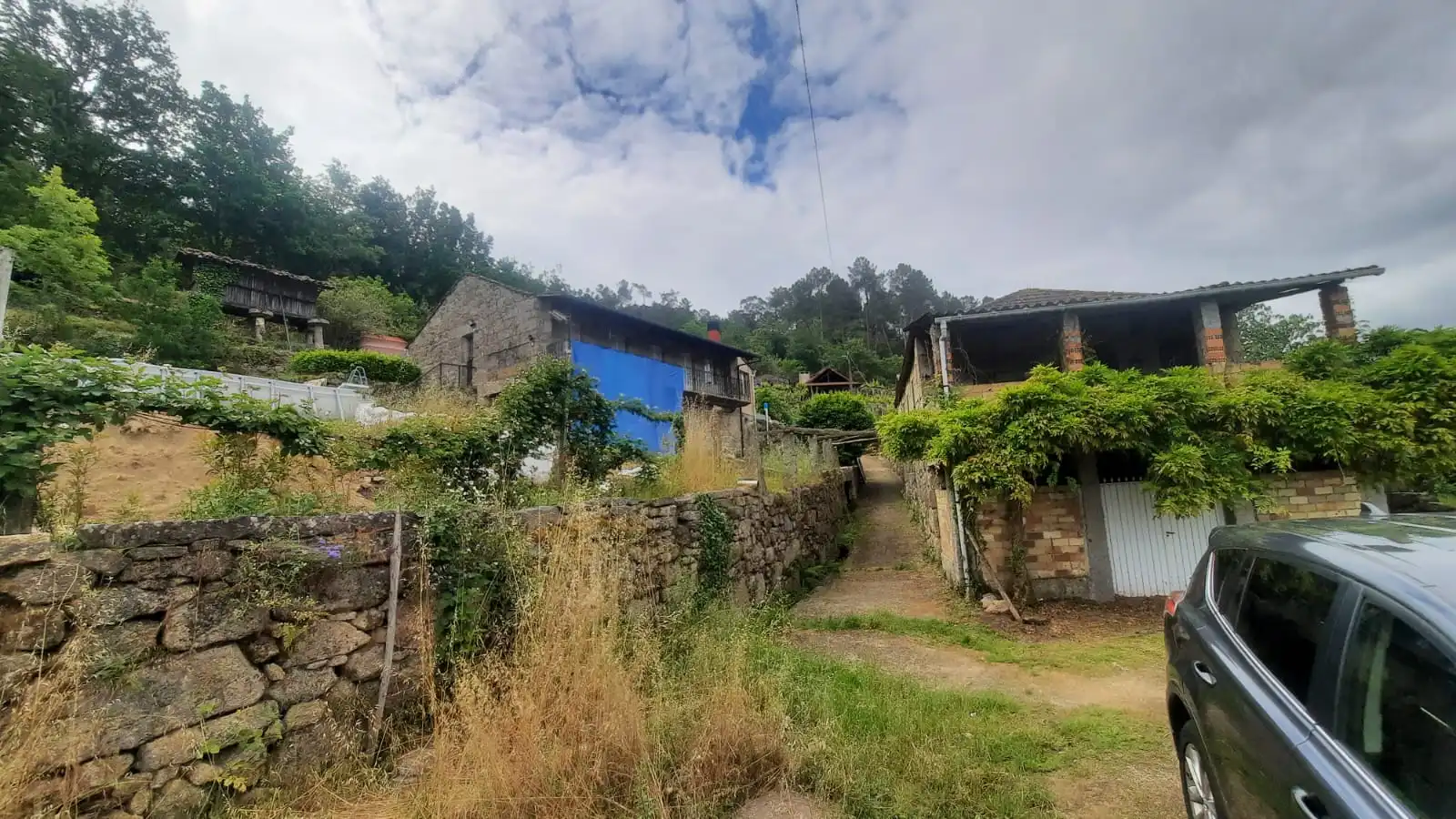 Vista exterior de Casa adosada en venta en A Arnoia con Terraza, Trastero y Horno