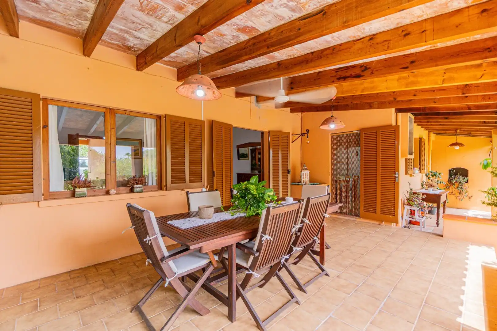 Terrassa de Casa o xalet en venda en Pollença amb Aire condicionat, Jardí privat i Terrassa