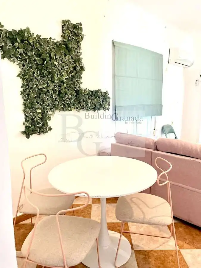 Comedor de Piso de alquiler en Granada con Terraza, Amueblado y Microondas