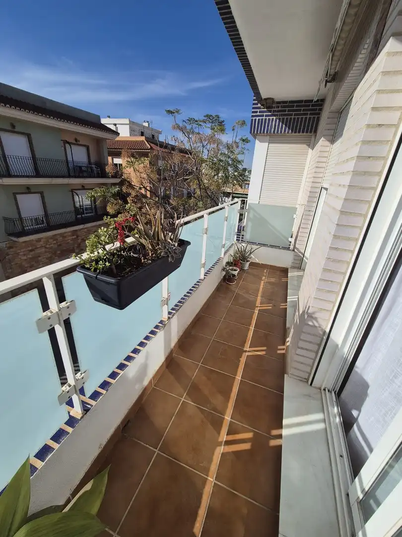 Terrasse von Wohnung zum Verkauf in Massamagrell mit Klimaanlage, Heizung und Abstellraum