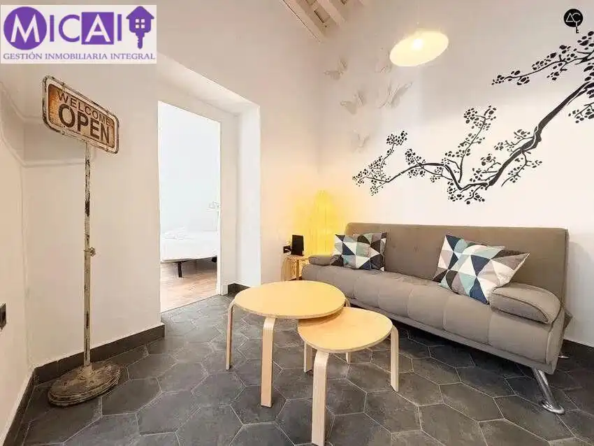 Sala de estar de Piso en venta en Cádiz con Aire acondicionado, Amueblado y Balcón