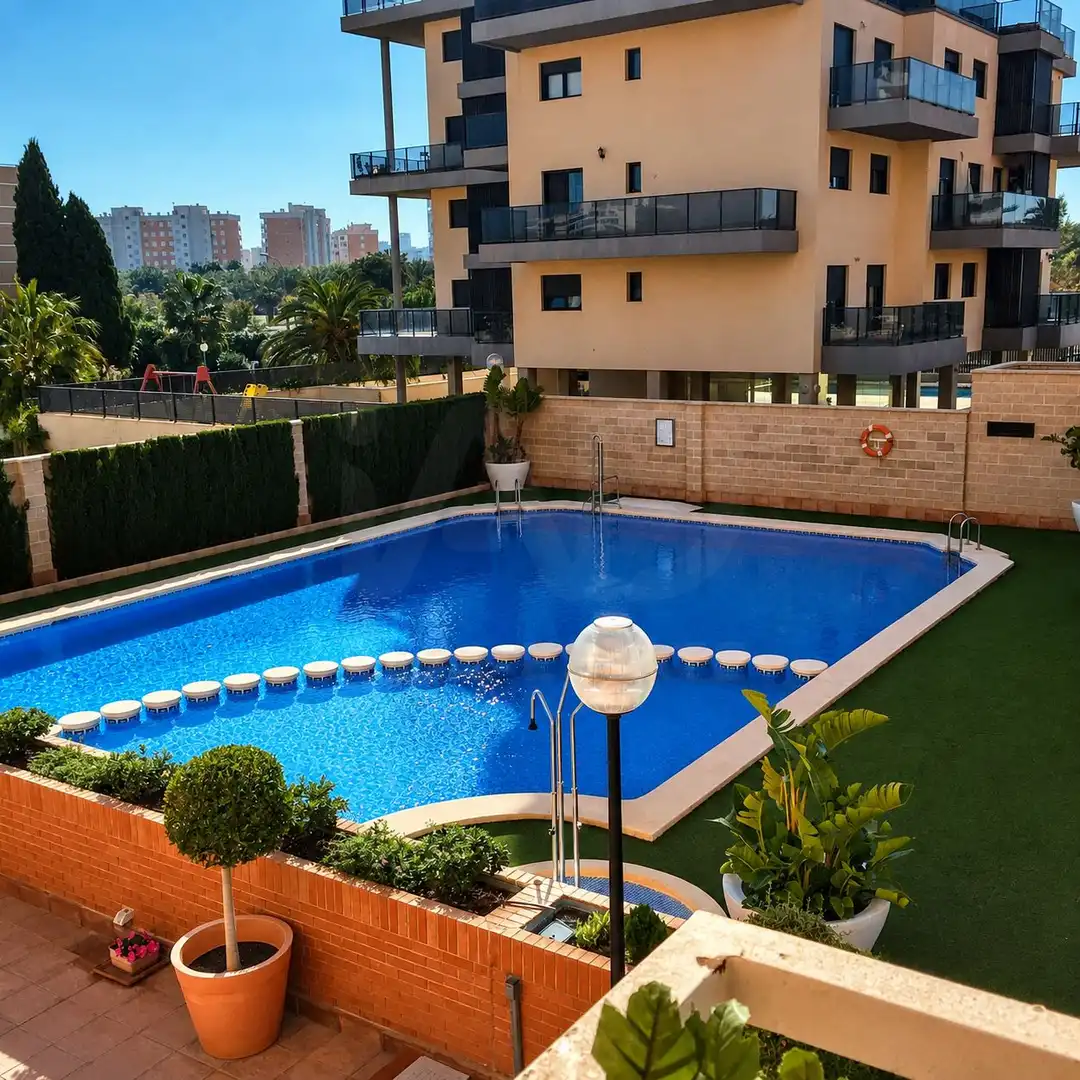 Piscina de Piso de alquiler en Alicante / Alacant con Terraza