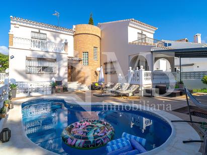 Exterior view of House or chalet for sale in Vélez-Málaga  with Terrace, Swimming Pool and Balcony