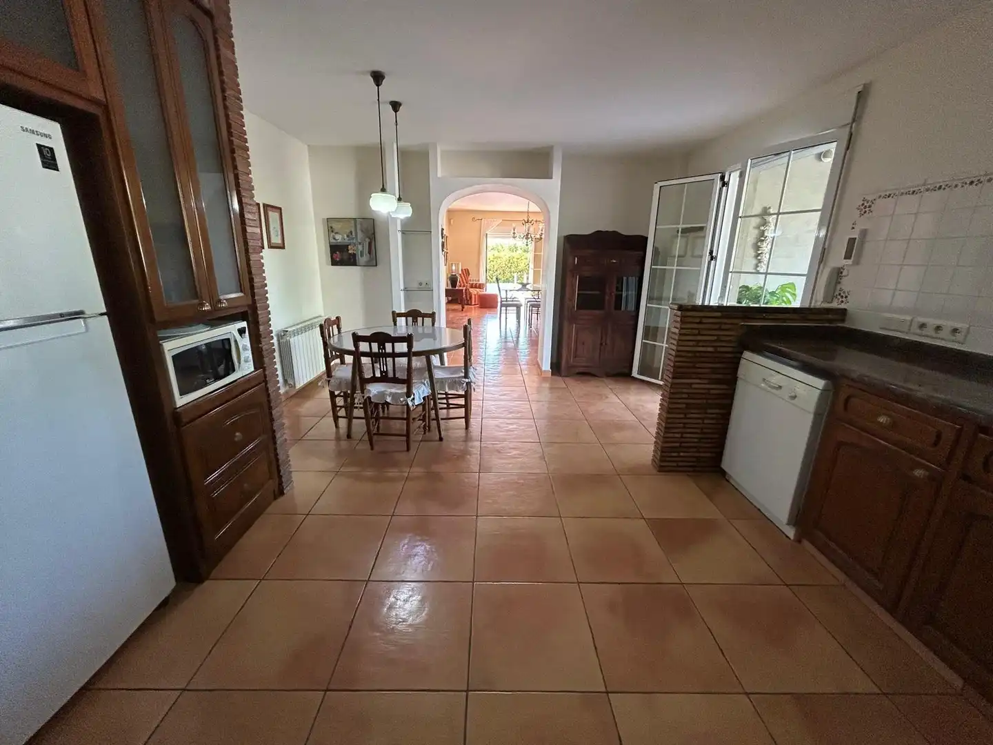 Cocina de Casa o chalet en venta en La Font d'en Carròs con Aire acondicionado, Calefacción y Jardín privado
