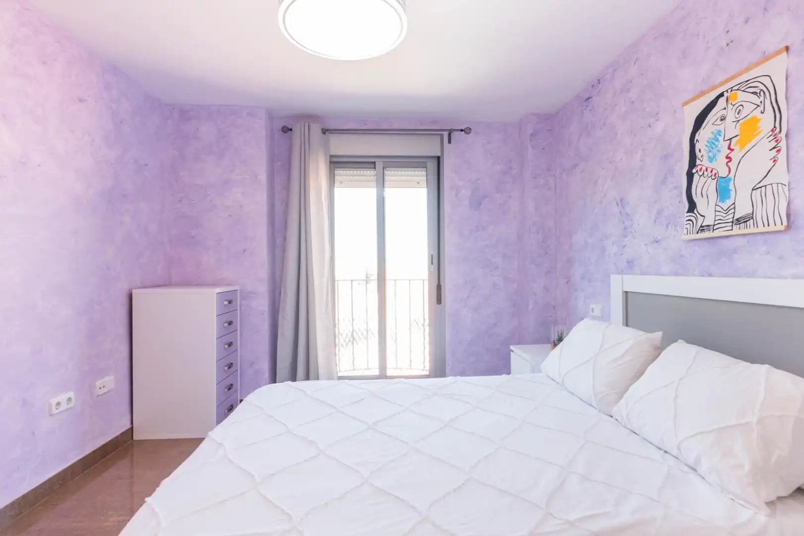 Bedroom of Flat for sale in Murcia  with Air Conditioner, Balcony and Alarm