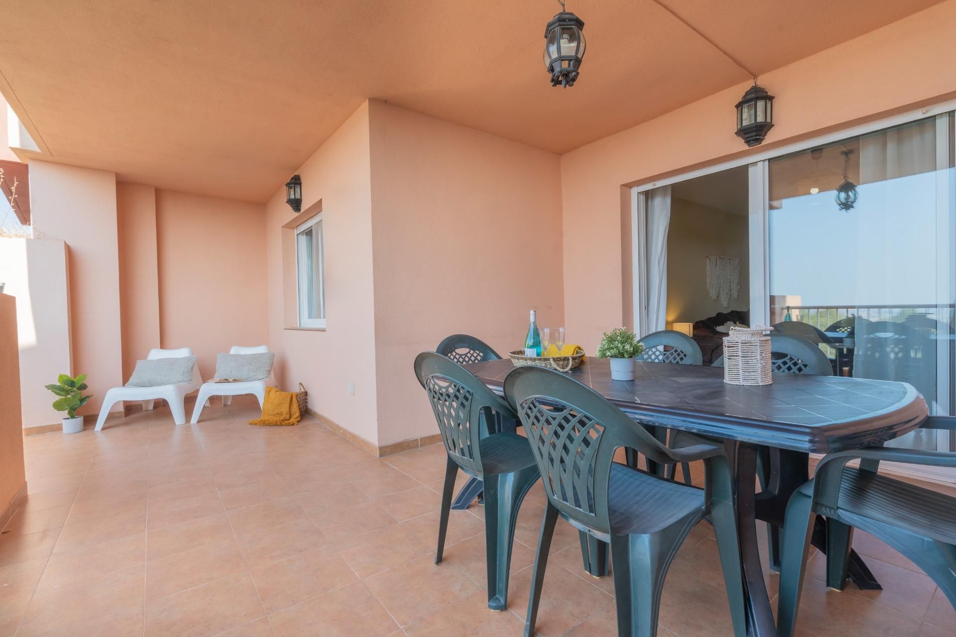 Terraza de Apartamento en venta en Fuengirola con Jardín privado, Terraza y Piscina comunitaria