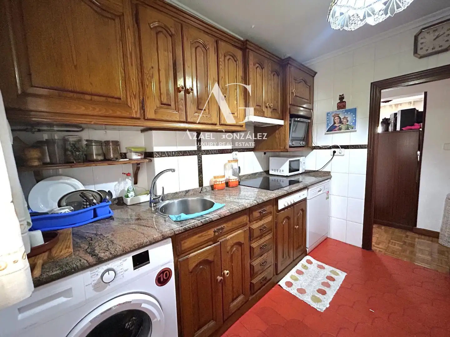 Kitchen of Flat for sale in Santander  with Storage room and Furnished