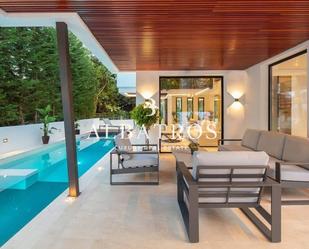 Terrace of House or chalet for sale in  Barcelona Capital  with Air Conditioner, Heating and Private garden