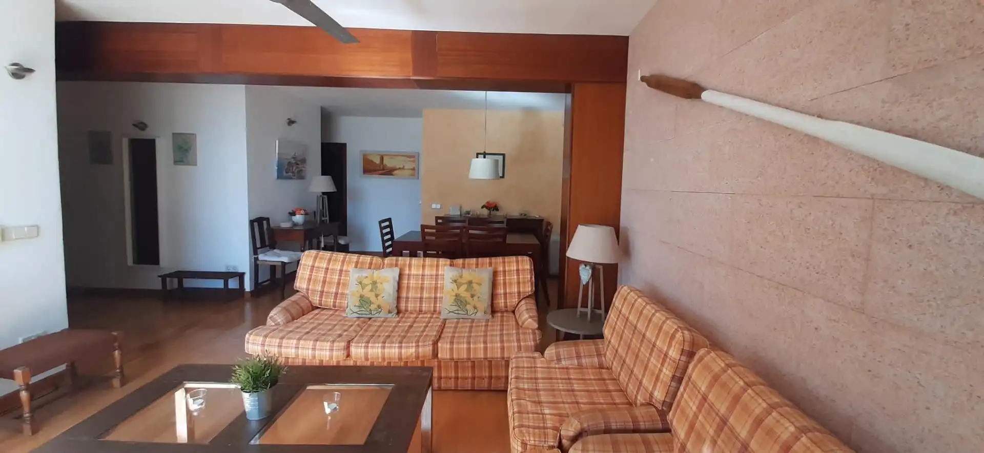 Living room of Flat for rent in Felanitx  with Air Conditioner, Terrace and Furnished