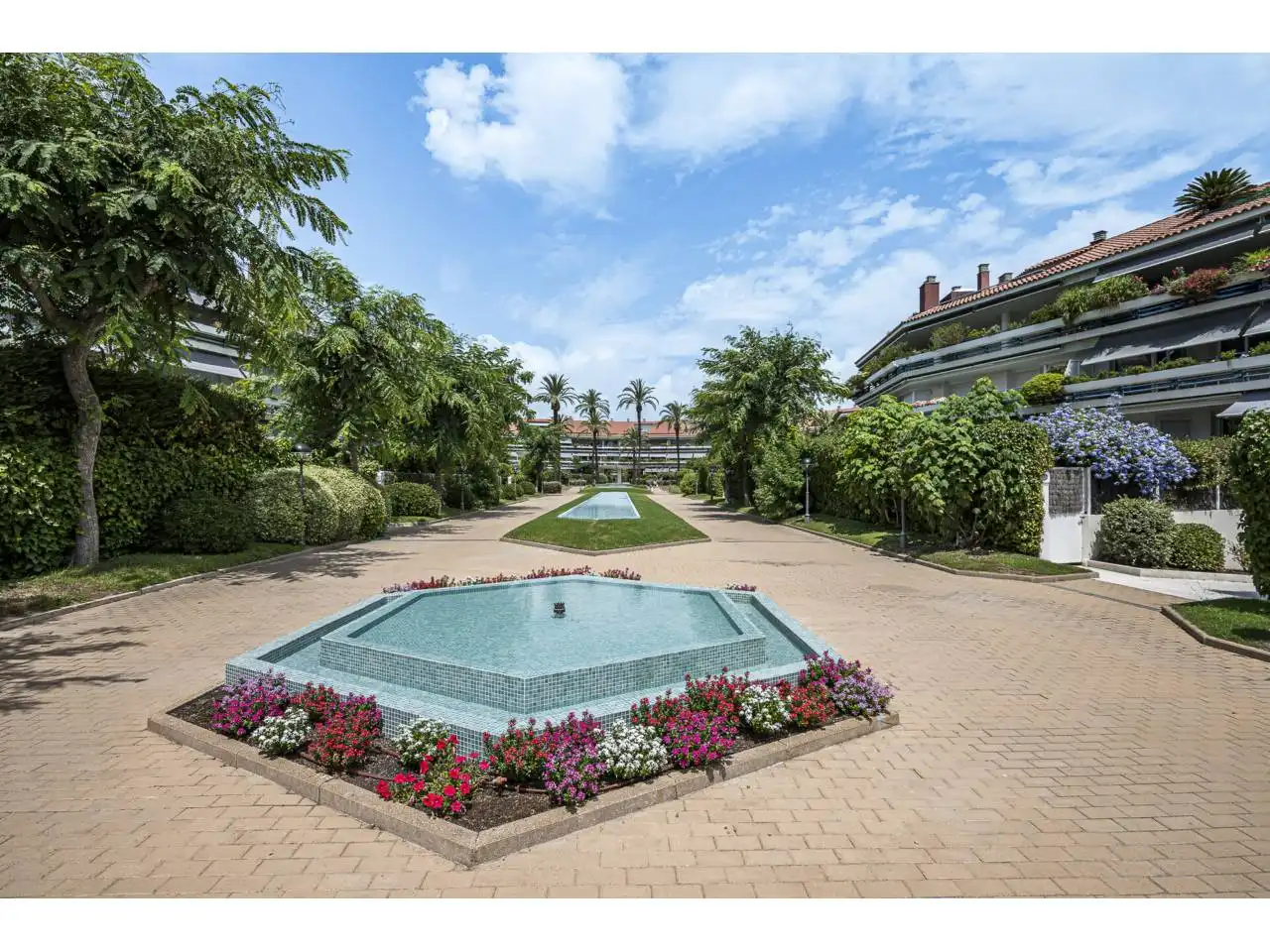 Garten von Dachboden zum Verkauf in Sitges mit Klimaanlage, Heizung und Terrasse